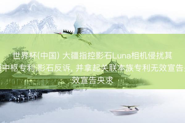 世界杯(中国) 大疆指控影石Luna相机侵扰其多项中枢专利;影石反诉， 并拿起关联本族专利无效宣告央求
